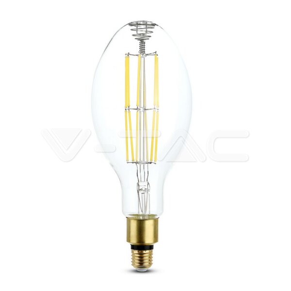 E27-24W 160LM/WATT-LED FILAMENT BULB-CLEAR COVER-6400K-EVOLUTION