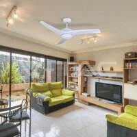 60W-LED CEILING FAN WITH RF CONTROL-3 BLADES-DC MOTOR-WHITE