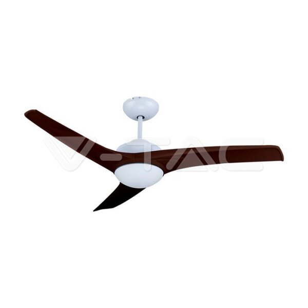60W-LED CEILING FAN WITH RF CONTROL-3 BLADES-DC MOTOR-BROWN