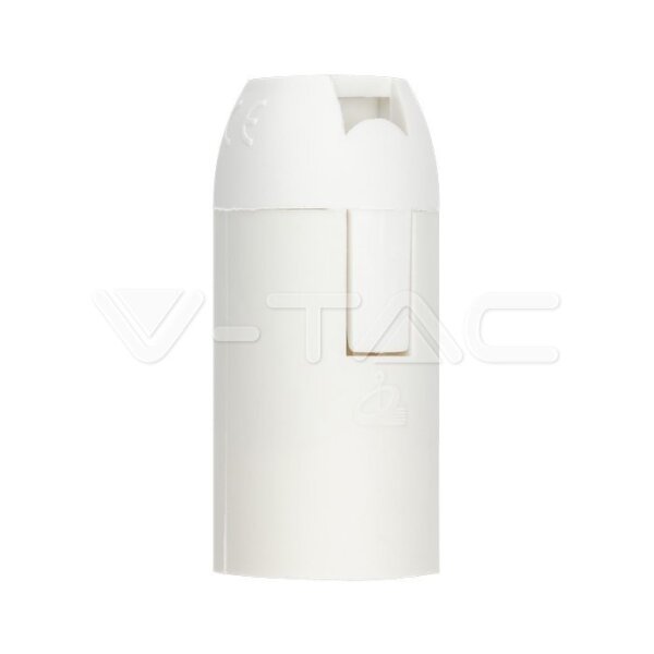 E14 LAMP HOLDER (POLYBAG+CARD)-WHITE