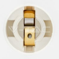 E14 LAMP HOLDER (POLYBAG+CARD)-WHITE