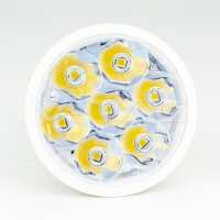 6W GU10 RIPPLE PLASTIC SPOTLIGHT WITH SAMSUNG CHIP 6400K 10`D