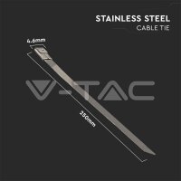 CABLE TIE-4.6*250MM-STAINLESS STEEL