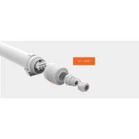 Smart Tubular Tri-Proof, 60cm, 20W,140lm/W, Lichtfarbe 3000/4000/5000K einstellbar. IP65, IK08, verlängerbar