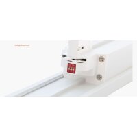 LED Leuchte für 3 Phasenschiene, 1150x65 mm bis zu 48W, einstellbar 150lm/W, weiß