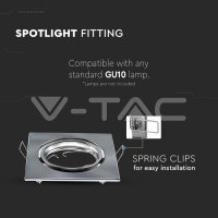GU10-FITTING-SQ-SATIN NICKEL