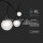 LED STRING LIGHT( 3M )WITH BULB( 6 BULBS )-MATT BLACK-IP65