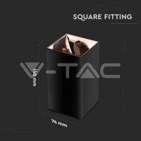 GU10-FITTING-SQ-BLACK+ROSE GOLD