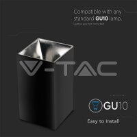 GU10-FITTING-SQ-BLACK+CHROME