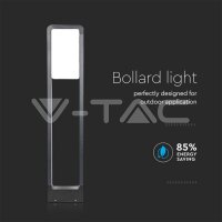 10W-LED BOLLARD LAMP-BLACK BODY-IP65-LED BY SAMSUNG-6400K