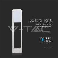 10W-LED BOLLARD LAMP-WHITE BODY-IP65-LED BY SAMSUNG-6400K