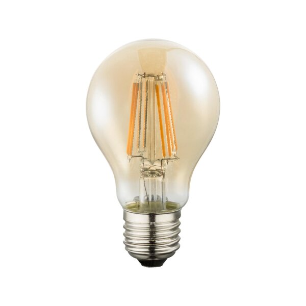 LED Leuchtmittel Glas amber, 1xE27 LED