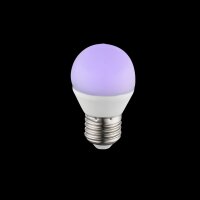 LED Leuchtmittel Kunststoff opal, 1xE27 RGBW LED