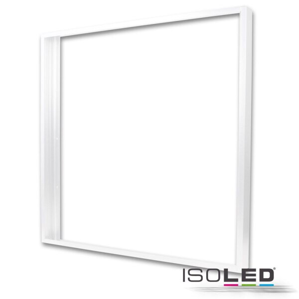Aufbaurahmen weiß RAL 9016 für LED Panel 625x625