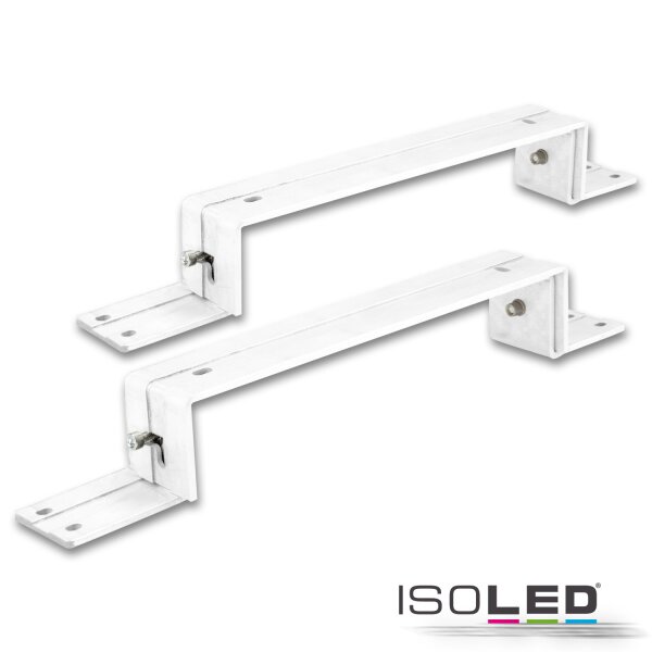 Montagebügel für ISOLED LED Panel 300x1200, weiß RAL 9016