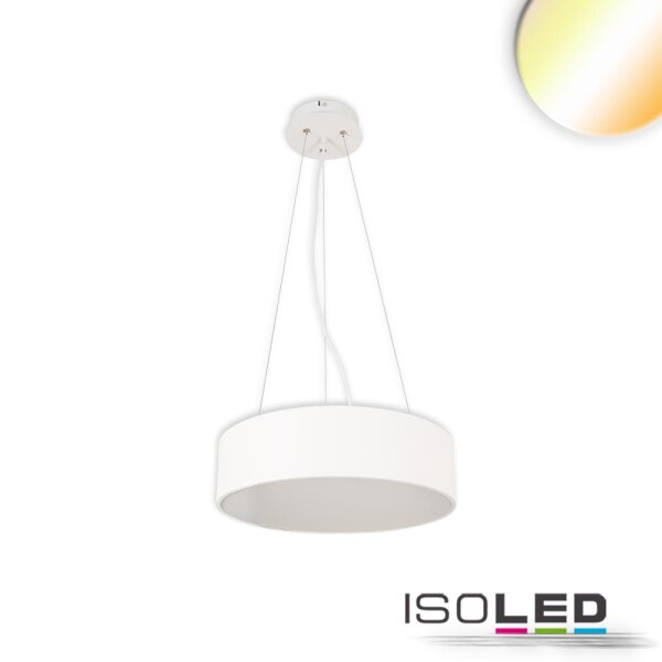 LED Hängeleuchte, DN600, weiß, 52W, ColorSwitch 3000|3500|4000K, dimmbar
