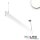 LED Hängeleuchte Linear Up&Down 1200, 40W, prismatisch, linear- u. 90° verbindbar, weiß, neutralweiß