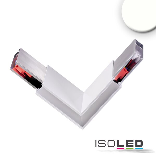 Eckverbinder 90° prismatisch für Hängeleuchte Linear Up&Down, 3W, weiß, neutralweiß