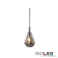Pendelleuchte, black Glas, E14, 50-300cm, exkl....