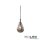 Pendelleuchte, black Glas, E14, 50-300cm, exkl. Leuchtmittel, exkl. Baldachin