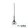 Pendelleuchte, clear/black Glas, E14, 50-300cm, exkl. Leuchtmittel, exkl. Baldachin