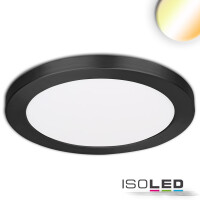 LED Aufbau/Einbauleuchte Slim Flex, 24W, schwarz,...