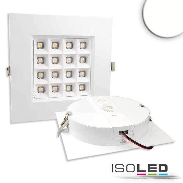 LED Downlight Prism blendungsreduziert 10W, IP54, neutralweiß, dimmbar