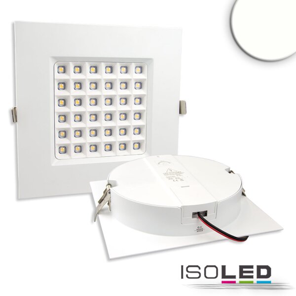 LED Downlight Prism blendungsreduziert 18W, IP54, neutralweiß, dimmbar