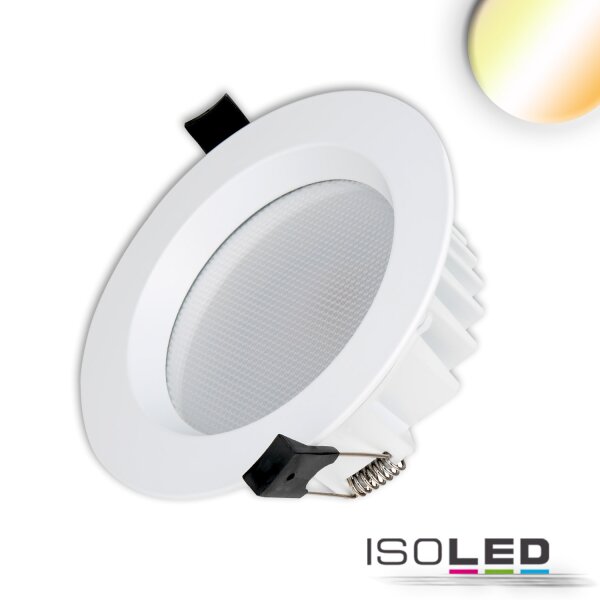 LED Downlight blendungsreduziert, 18W, rund, DN145, CRI90, Switch 3000|3500|4000K, dimmbar