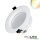 LED Downlight blendungsreduziert, 18W, rund, DN145, CRI90, Switch 3000|3500|4000K, dimmbar