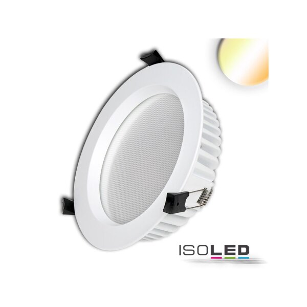 LED Downlight blendungsreduziert, 25W, rund, DN170, CRI90, Switch 3000|3500|4000K, dimmbar