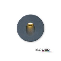 Cover Aluminium rund 1 schwarz für Sys-Wall68