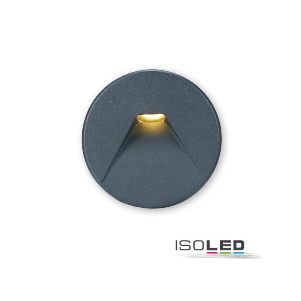 Cover Aluminium rund 2 schwarz für Sys-Wall68