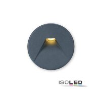 Cover Aluminium rund 2 schwarz für Sys-Wall68