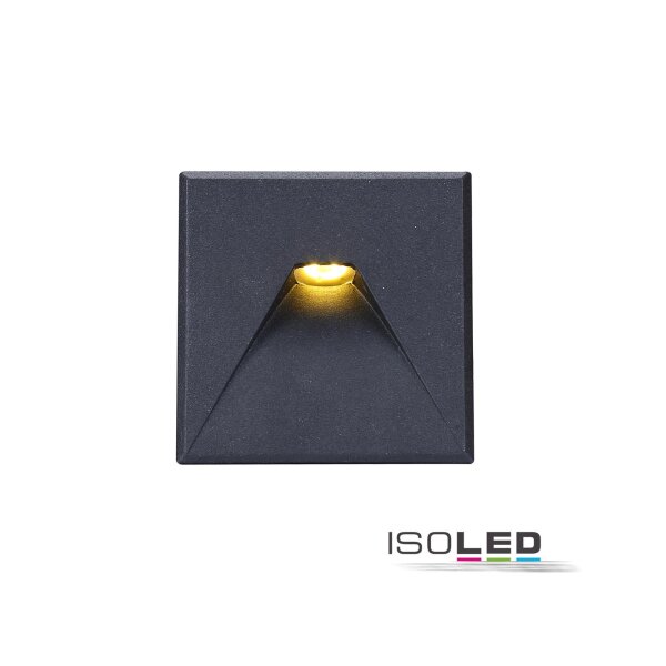 Cover Aluminium eckig 2 schwarz für Sys-Wall68