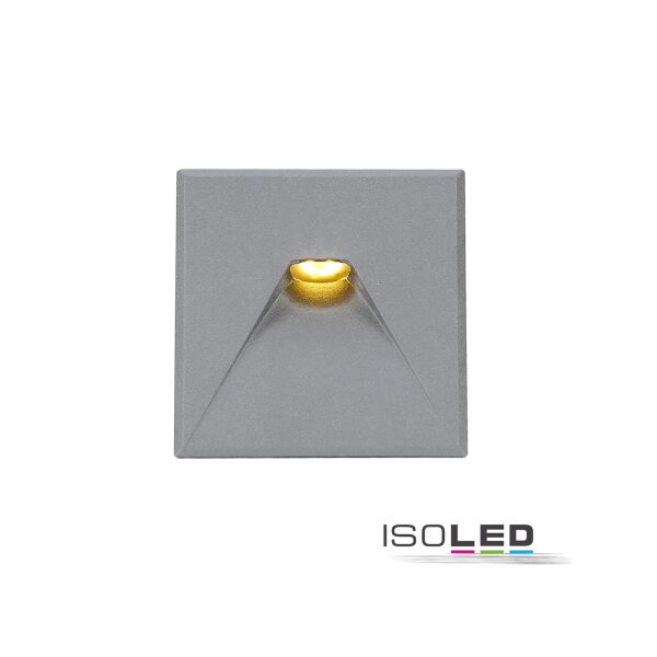 Cover Aluminium eckig 2 silbergrau für Sys-Wall68