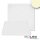LED Deckenleuchte Slim300 eckig, IP44, 18W, weiß, Up&Down, 3 Stufen Dimmbar
