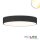 LED Deckenleuchte schwarz, 105W, rund, DN800, ColorSwitch 3000|3500|4000K, dimmbar