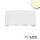 LED Wandleuchte Up&Down 6*1W CREE, IP54, sandweiß, warmweiß