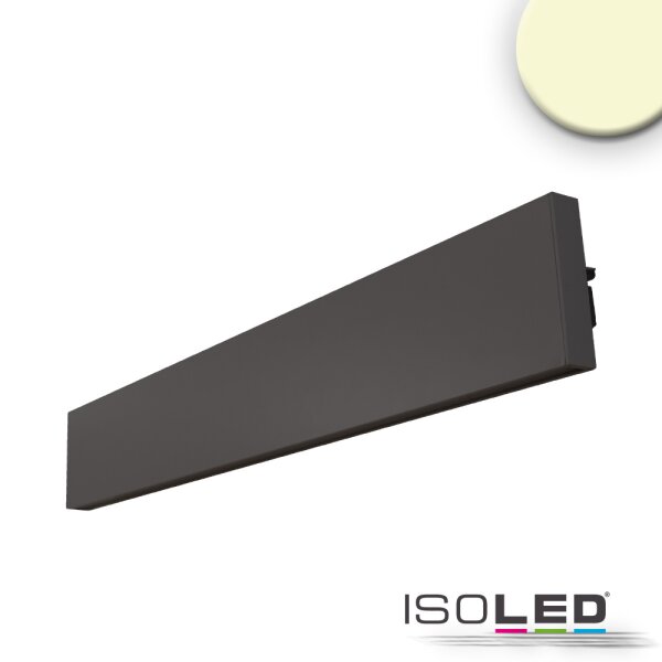 LED Wandleuchte Linear Up&Down 600, 610mm, 25W, IP40, schwarz, warmweiß