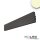 LED Wandleuchte Linear Up&Down 600, 610mm, 25W, IP40, schwarz, warmweiß