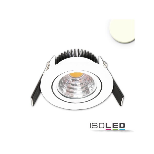 LED Einbauleuchte 68 MiniAMP weiß 5W, 24V DC, 3000K, dimmbar