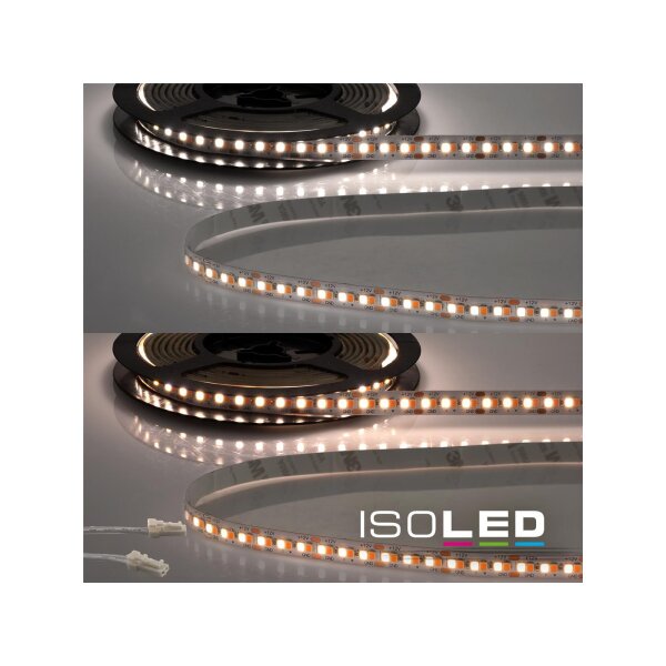 LED CRI919/940 MiniAMP CCT Flexband, 12V DC, 15W, IP20, 120cm, 2 polig, Kabel mit Stecker, 240 LED/m