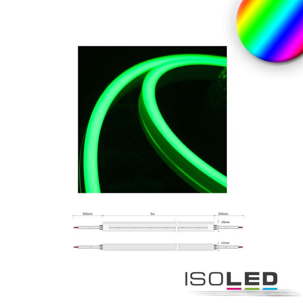 LED NeonPRO Flexband 1220, 24V, 11W, IP67, RGB