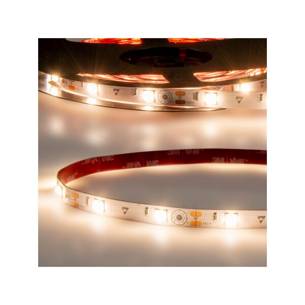 LED HEQ830 Flexband Linse 160°, 24V DC, 17W, IP20, 3000K, 5m Rolle, 28 LED/m