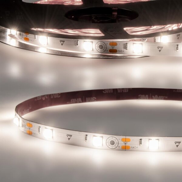 LED HEQ840 Flexband Linse 160°, 24V DC, 17W, IP20, 4000K, 5m Rolle, 28 LED/m