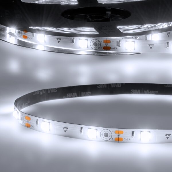 LED HEQ860 Flexband Linse 160°, 24V DC, 17W, IP20, 6000K, 5m Rolle, 28 LED/m