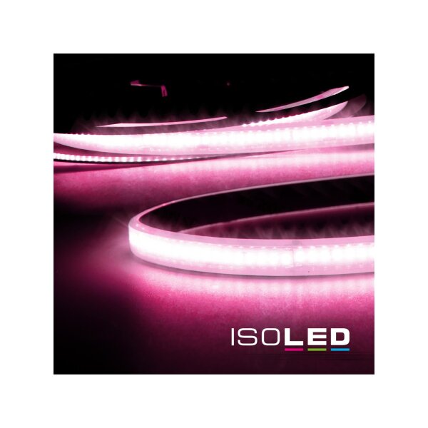 LED AQUA CRI9P Linear 48V Flexband, 8W, IP68, pink, 30m Rolle, 240 LED/m