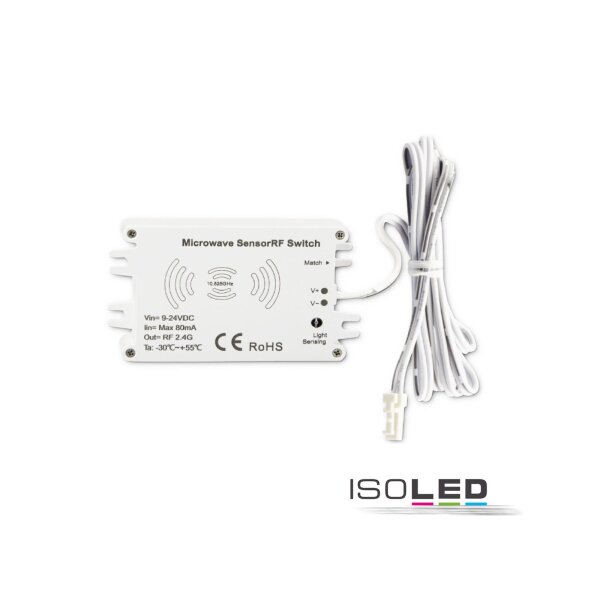 Sys-Pro Funk HF-Bewegungsmelder MiniAMP, 9-24V