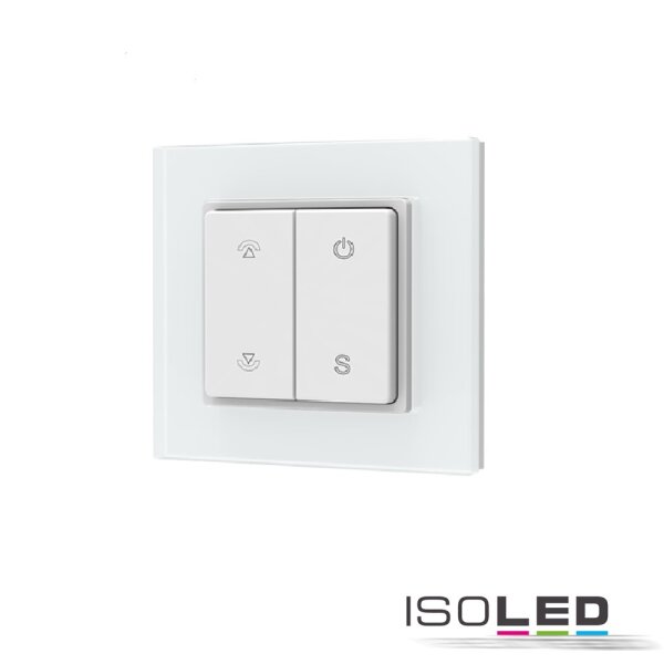 Sys-Pro Single Color 1 Zone Aufputz-Tast-Fernbedienung mit 1 Szenenspeicher und Batterie